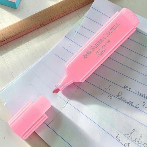 Faber Castell Fosforlu Kalem Pastel Pembe