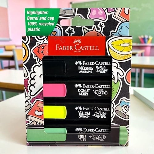 Faber Castell Graffiti Texliner 4 Lü Set