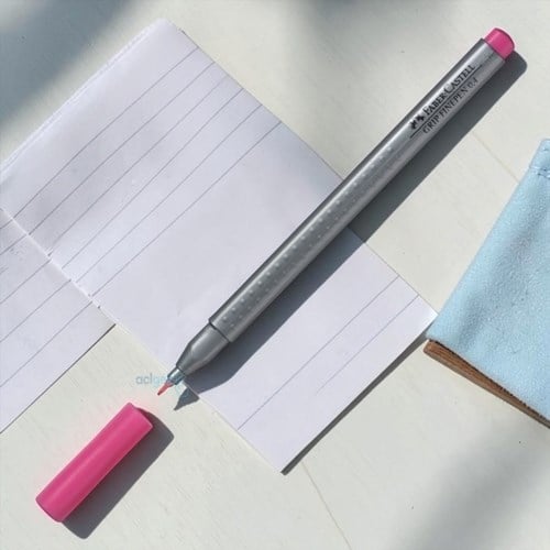 Faber Castell Grip Finepen 0.4 Mm Pembe