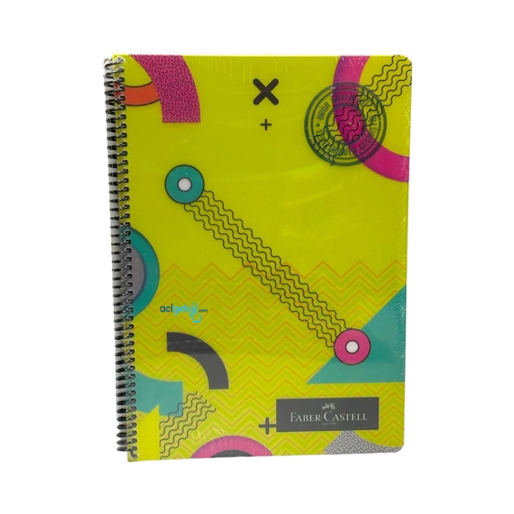 Faber Castell Pattern Spralli Defter A4 80 Yaprak Çizgili