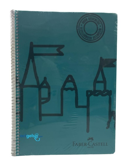 Faber Castell Şato Spralli Defter A4 100 Yaprak Çizgili