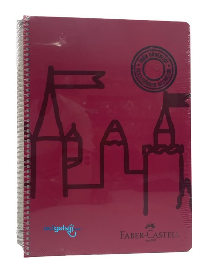 Faber Castell Şato Spralli Defter A4 100 Yaprak Çizgili