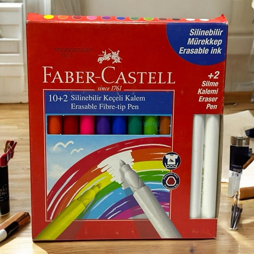 Faber Castell Silinebilir Keçeli Kalem 12 Renk