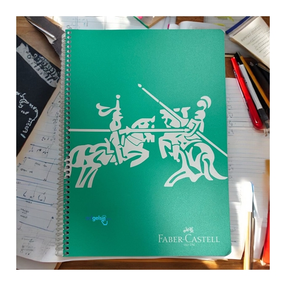 Faber Castell Since Spralli Defter A4 140 Yaprak Kareli