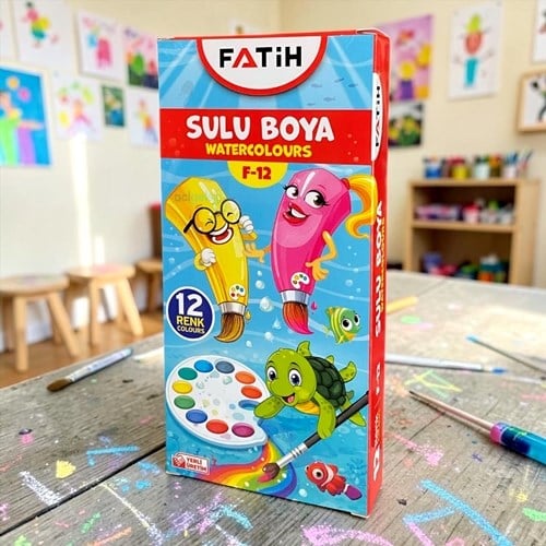 Fatih 12 Renk Suluboya