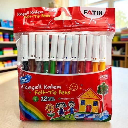 Fatih Keçeli Boya 12 Renk