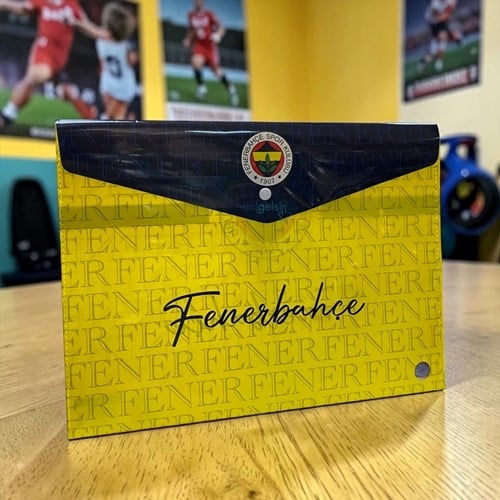 Fenerbahçe Lisanslı A4 Çıtçıtlı Dosya