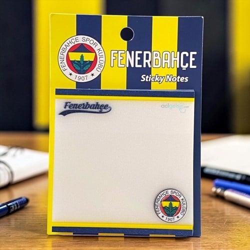 Fenerbahçe Şeffaf Yapışkanlı Not Kağıdı 50 Yaprak 75x75 Mm