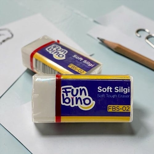 Funbino Beyaz Soft Silgi
