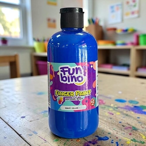 Funbino Parmak Boyası 250 Ml Mavi
