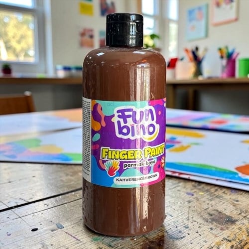 Funbino Parmak Boyası 500 Ml Kahve