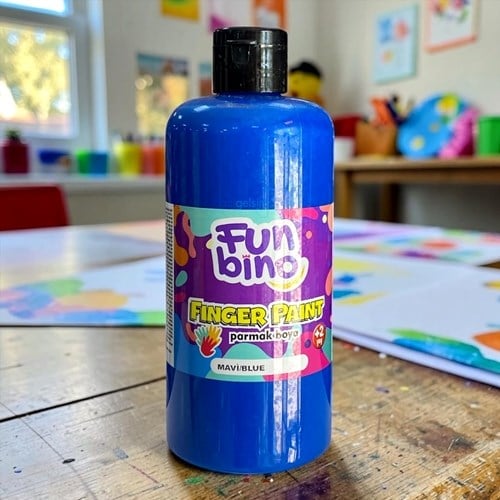 Funbino Parmak Boyası 500 Ml Mavi
