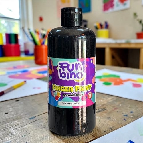 Funbino Parmak Boyası 500 Ml Siyah