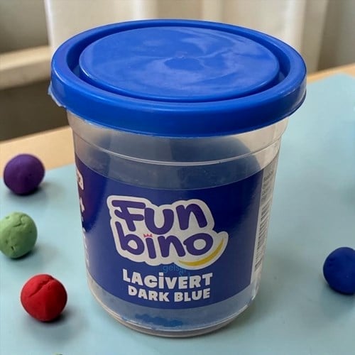 Funbino Tek Renk Oyun Hamuru Lacivert 115 Gr F112