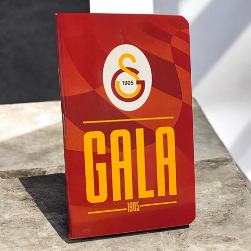 Galatasaray Bloknot 8x13 Cm Karton Kapak Tel Dikiş