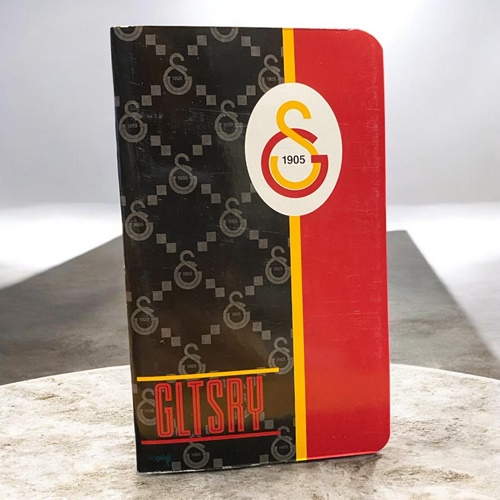 Galatasaray Bloknot 8x13 Cm Karton Kapak Tel Dikiş