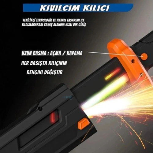 Gepettoys 44 Cm Kıvılcım Çıkaran Işıklı Kılıç