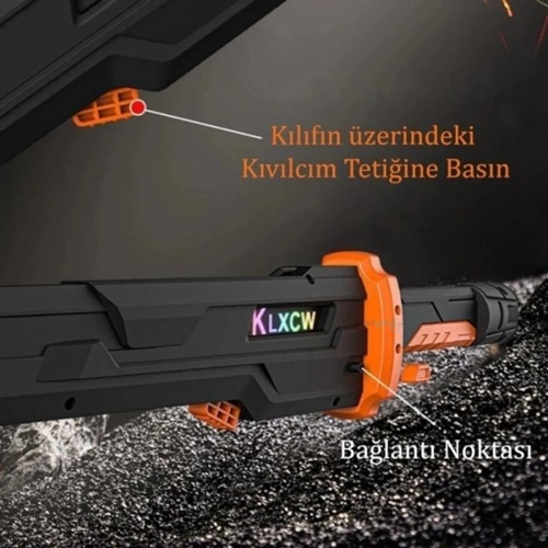 Gepettoys 80 Cm Kıvılcım Ve Buhar Çıkartan Kılıç