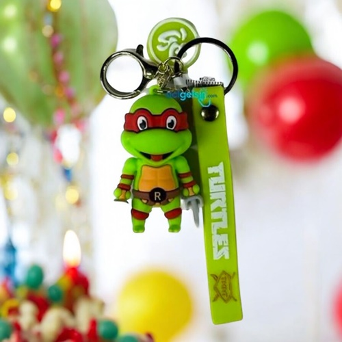 Giftpoint Ninja Kamlumbağa Silikon Anahtarlık Rafael