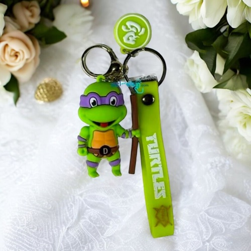 Giftpoint Ninja Kamlumbağa Silikon Anahtarlık Donatello