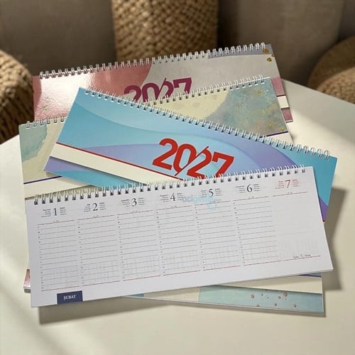 Gıpta 2027 Masa Takvimi 12x33 Cm