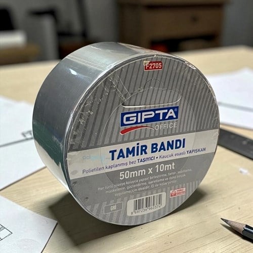 Gıpta Askılı Tamirat Bantı Gri 50 Mmx10 Mt F2705