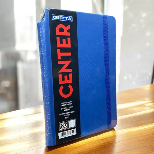 Gıpta Center Çizgili İplik Dikişli Termo Kapak Defter