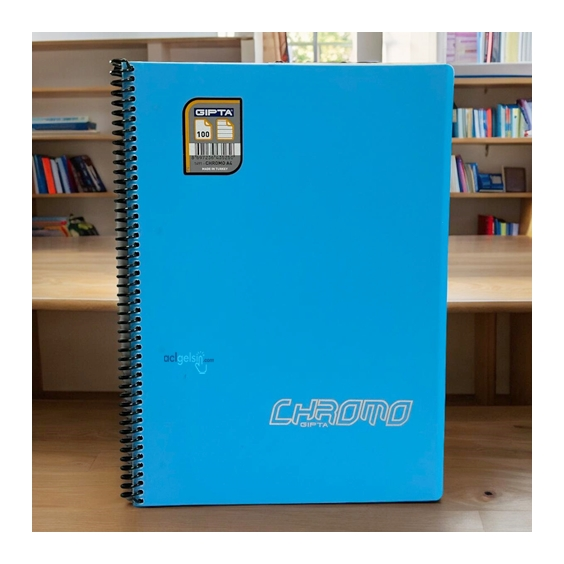 Gıpta Chromo Spralli Defter A4 100 Yaprak Çizgili