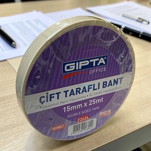 Gıpta Çift Taraflı Bant 15mmx25 Mt