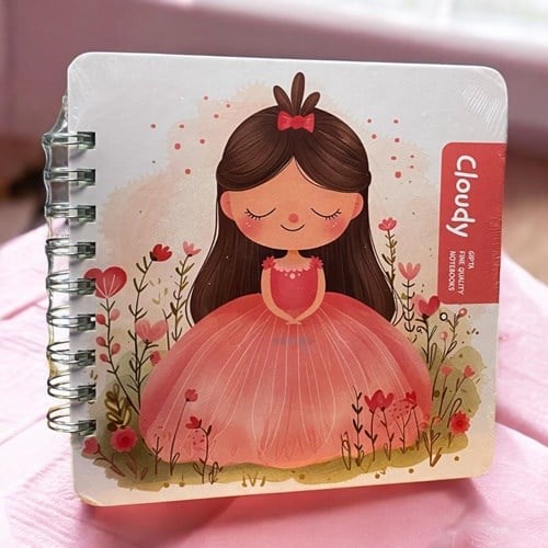 Gıpta Cloudy Spiralli Sert Kapak Defter 16x16 100 Çizgili