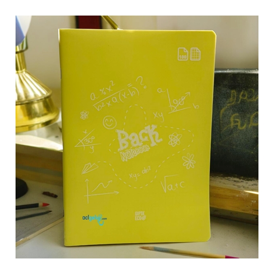 Gıpta Eco Back Defter A4 100 Yaprak Kareli
