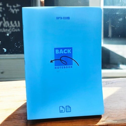 Gıpta Eco Back Plastik Kapak Kareli Defter A4 60 Yaprak