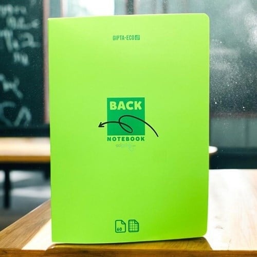 Gıpta Eco Back Plastik Kapak Kareli Defter A4 60 Yaprak