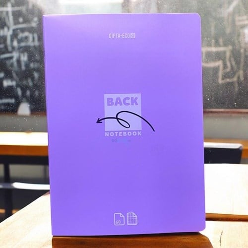 Gıpta Eco Back Plastik Kapak Kareli Defter A4 60 Yaprak