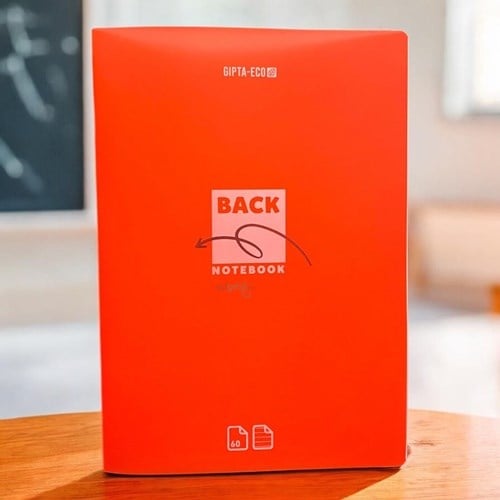 Gıpta Eco Back Tel Dikiş Plastik Kapak Defter A4 60 Yaprak Çizgil