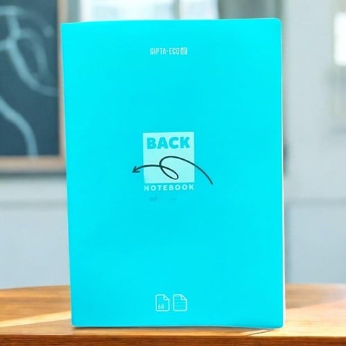Gıpta Eco Back Tel Dikiş Plastik Kapak Defter A4 60 Yaprak Çizgil