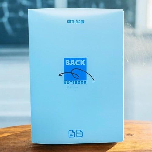 Gıpta Eco Back Tel Dikiş Plastik Kapak Defter A4 60 Yaprak Çizgil