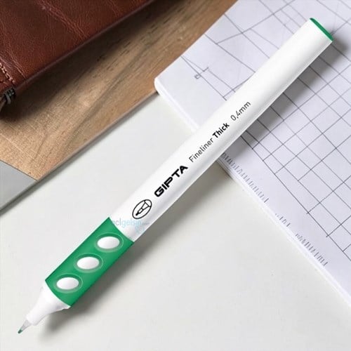 Gıpta Fineliner Thıck 0.4mm Yuvarlak Gövde Yeşil