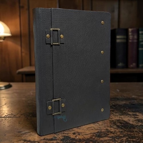 Gıpta Firenze Sert Deri Kapak Defter 17x24 Çizgisiz 160 Yaprak