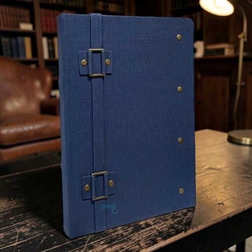 Gıpta Firenze Sert Deri Kapak Defter 17x24 Çizgisiz 160 Yaprak