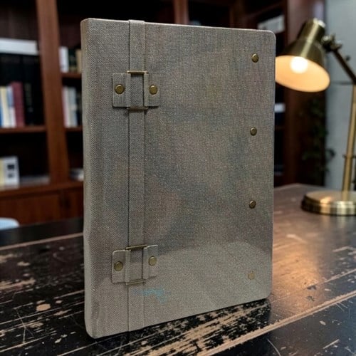 Gıpta Firenze Sert Deri Kapak Defter 17x24 Çizgisiz 160 Yaprak