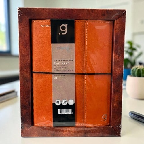 Gıpta Flat Book Spiralli Sert Kapak A5 120 Yp Kareli