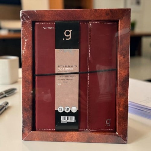 Gıpta Flat Book Spiralli Sert Kapak A5 120 Yp Kareli