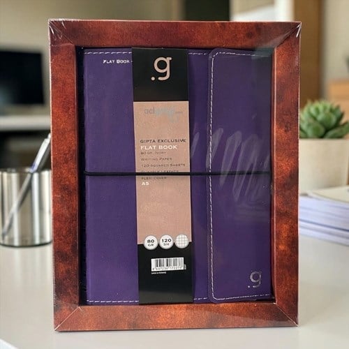 Gıpta Flat Book Spiralli Sert Kapak A5 120 Yp Kareli