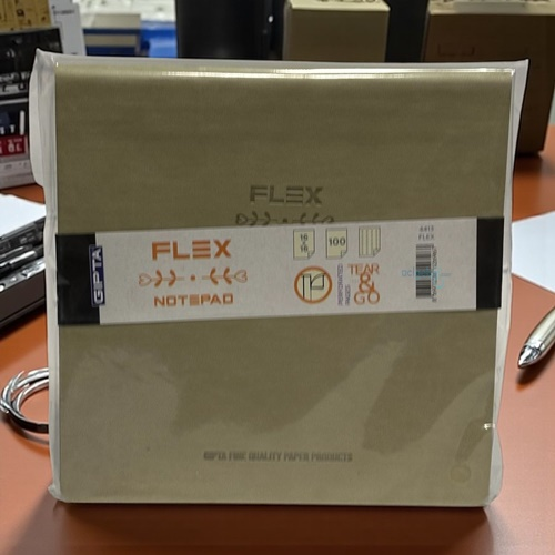 Gıpta Flex Deri Kapak Noktalı 100 Yaprak Bloknot Defter 16x16