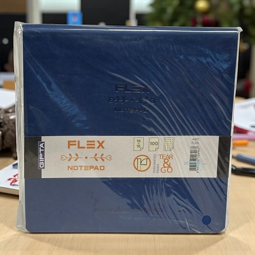 Gıpta Flex Deri Kapak Noktalı 100 Yaprak Bloknot Defter 16x16