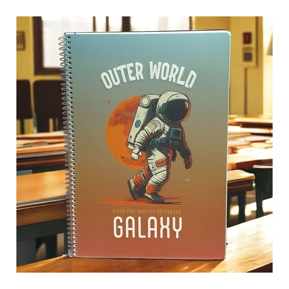 Gıpta Galaxy Spralli Defter A4 80 Yaprak Çizgili