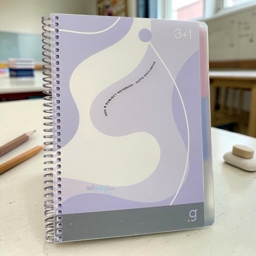 Gıpta Geo Spiralli Ayraçlı Defter 3+1 140 Yaprak