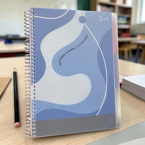 Gıpta Geo Spiralli Ayraçlı Defter 3+1 140 Yaprak