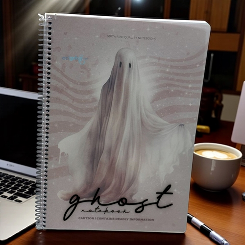 Gıpta Ghost Sipiralli Pp Kapak 80 Yaprak A4 Kareli Defter